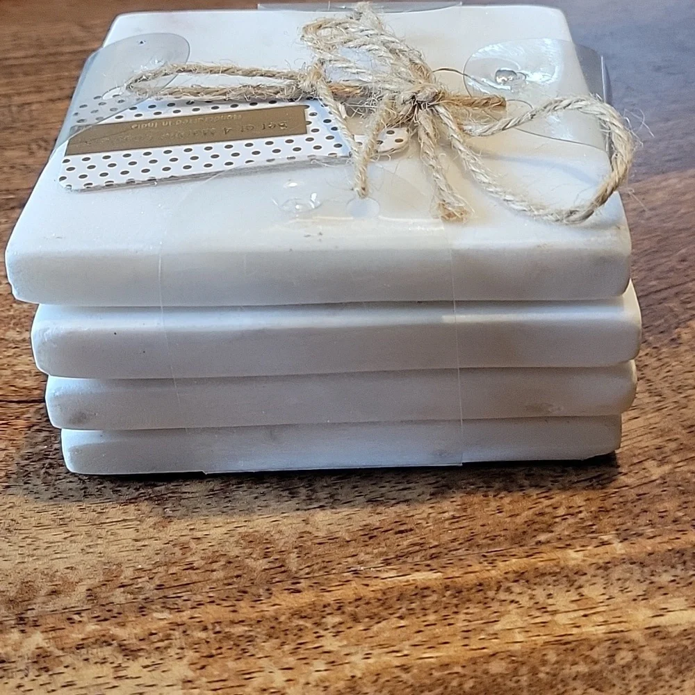 Marble Coaster Set